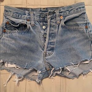 Levi's Shorts - Levi’s high rise distressed shorts Levi's Shorts - Levi’s high rise distressed shorts
